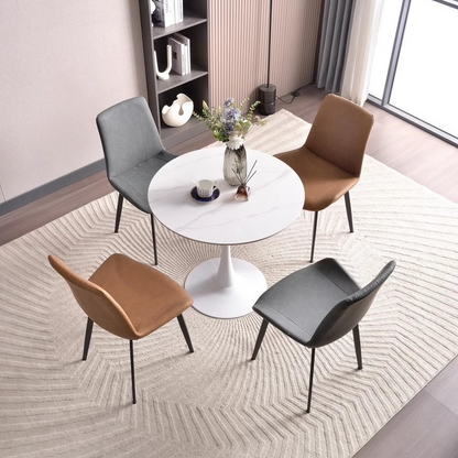 Celeste Black Round Cafe Table