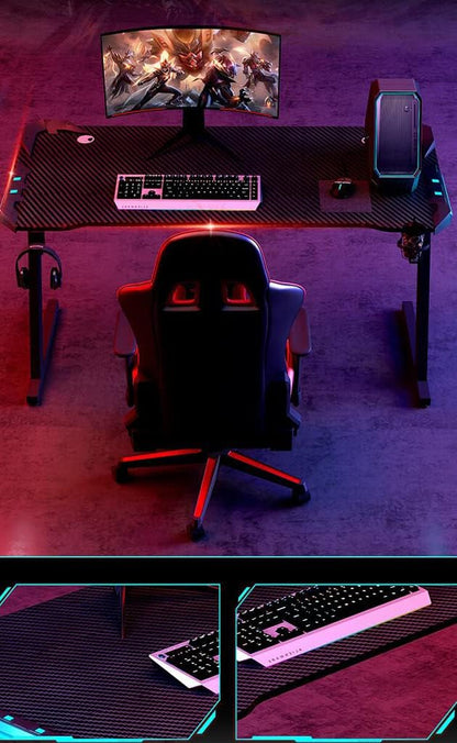 AeroStrike Z Gaming Desk LED Gaming Computer Desk