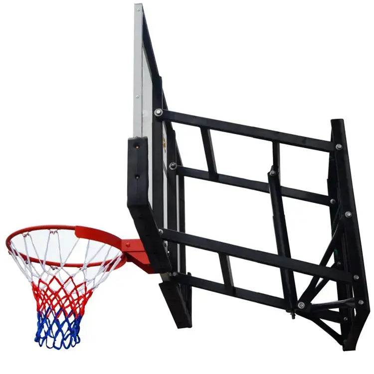 Height Adjustable Wall Mount Basketball Hoop With PC Backboard +  Relaxio.