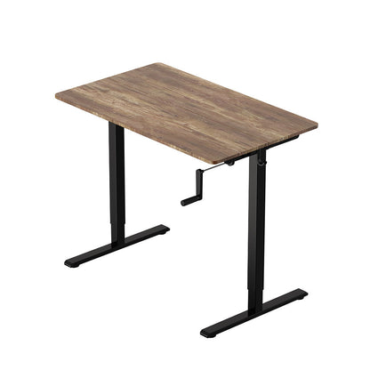 RisePro Manual Standing Desk Height Adjustable Computer Desk