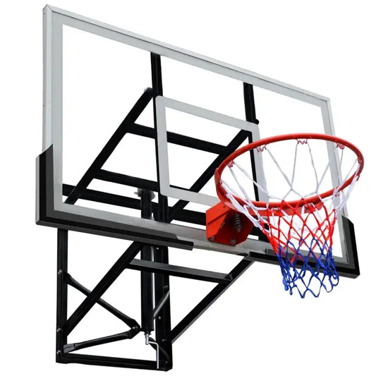 Height Adjustable Wall Mount Basketball Hoop With PC Backboard +  Relaxio.