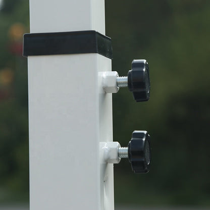 2.6m Portable Basketball Hoop Adjustable Height