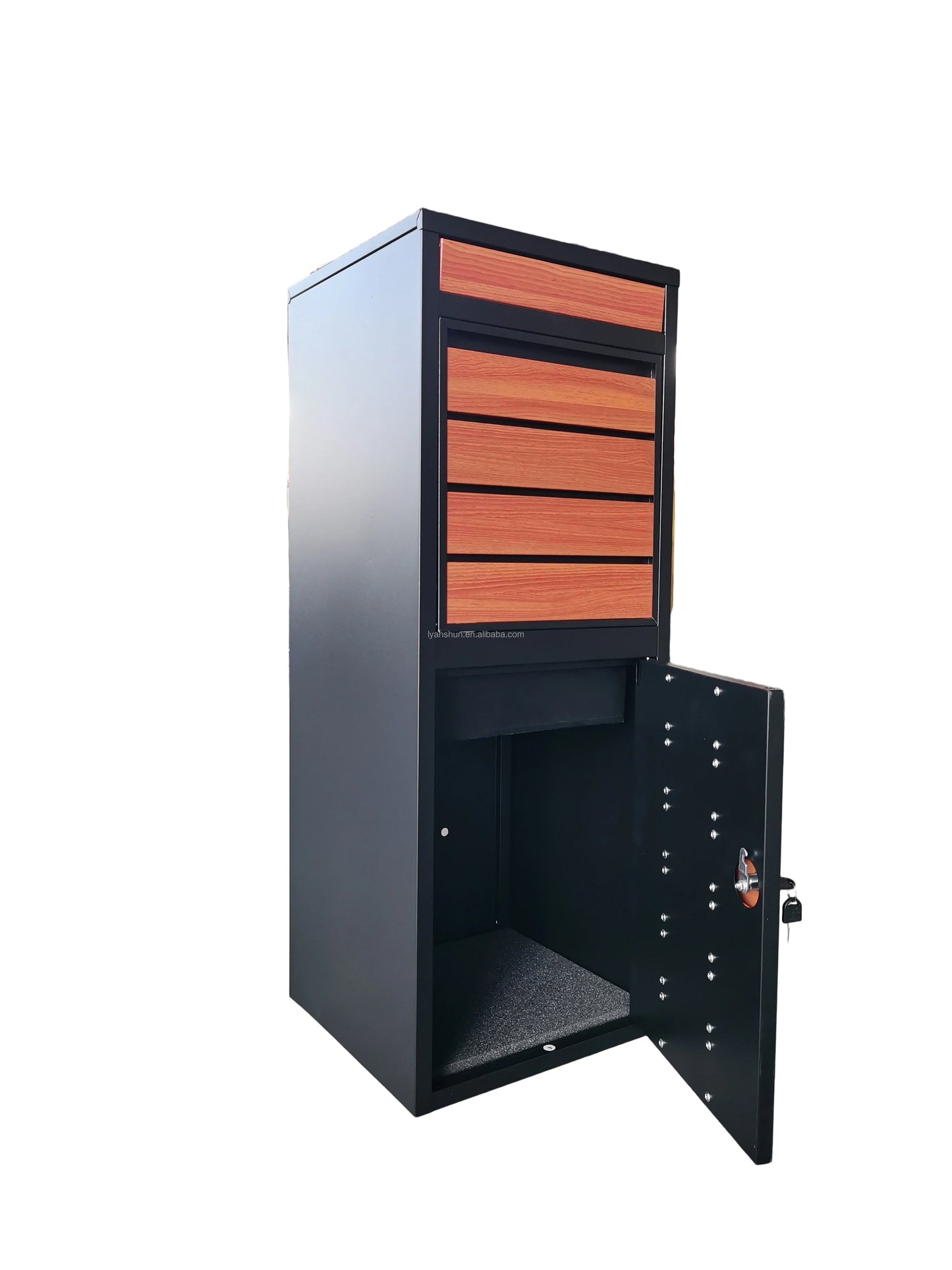 Outdoor Letterbox Free-Standing Metal Parcel Delivery Box 1000x380x365 mm