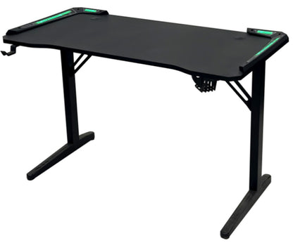 AuroraGlow Gaming Station LED Gaming Desk with RGB Lights