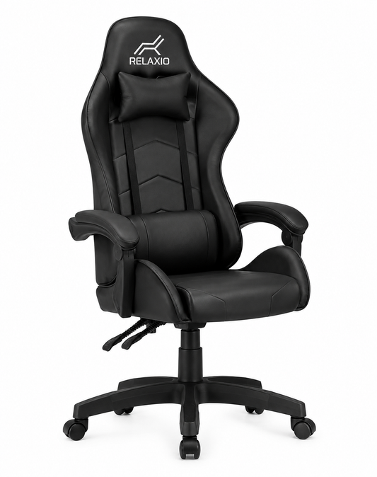RELAXIO Gaming Chair with Lumbar Support and Headrest for Home & Office