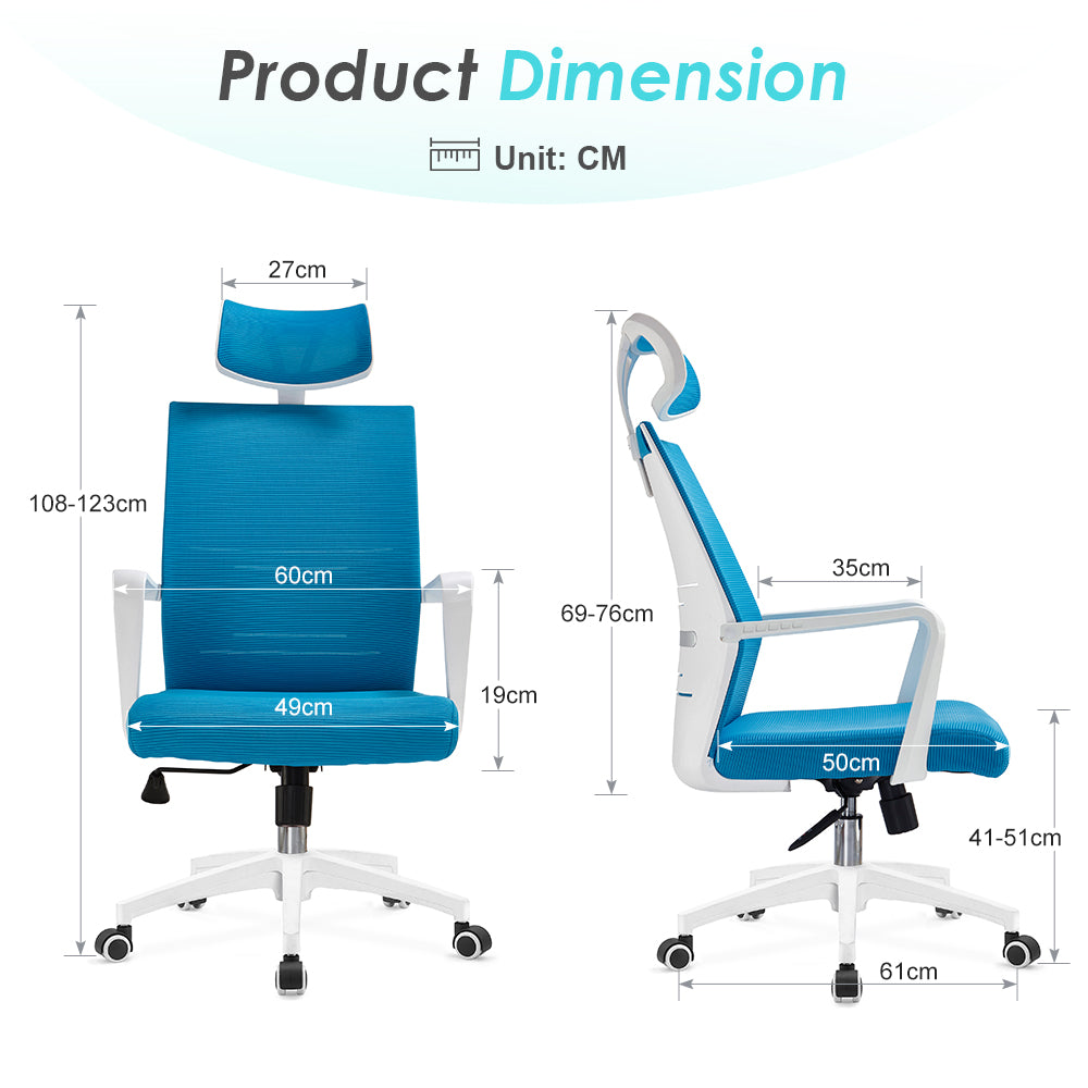 Ergonomic Executive Chair – High Back Office Desk Chair with Comfortable Support