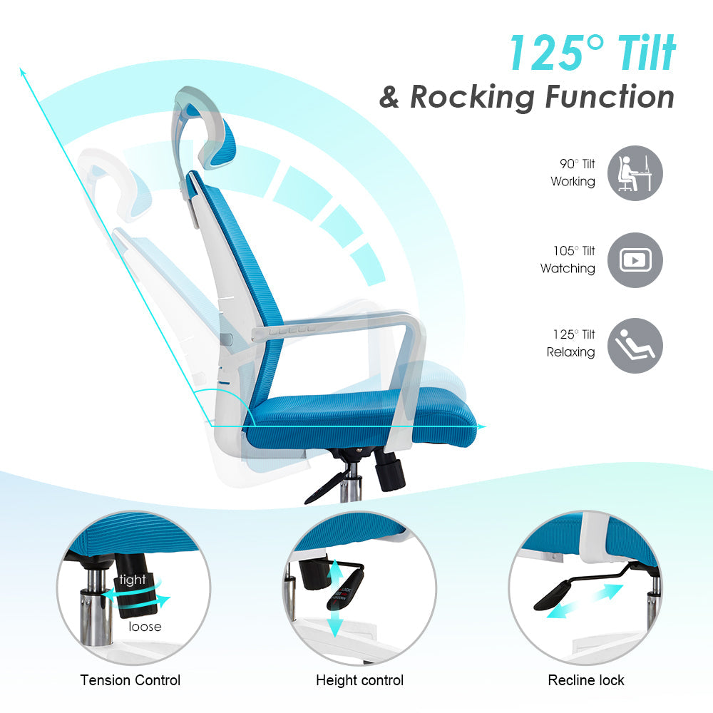 Ergonomic Executive Chair – High Back Office Desk Chair with Comfortable Support