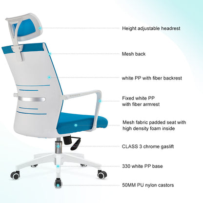 Ergonomic Executive Chair – High Back Office Desk Chair with Comfortable Support