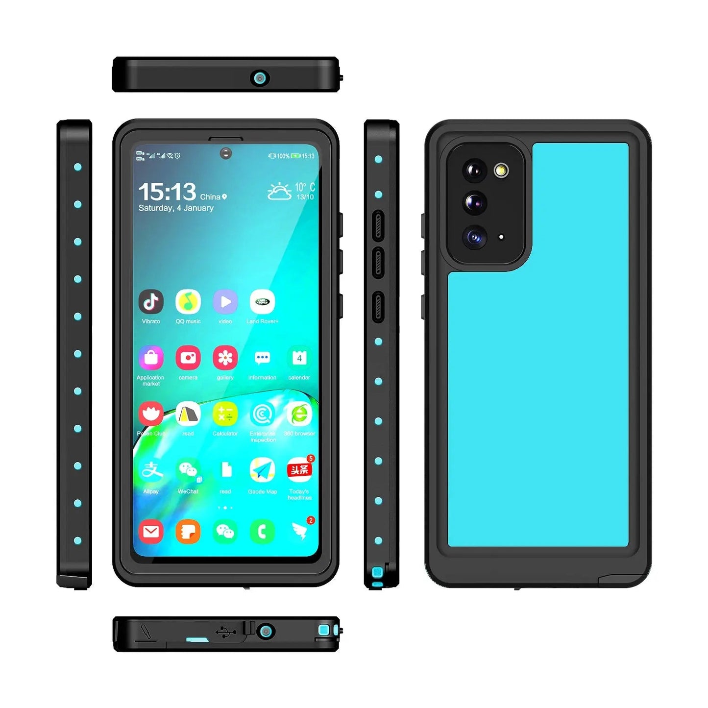 Samsung Galaxy Note 20 Waterproof Phone Case +  Snap Deal.