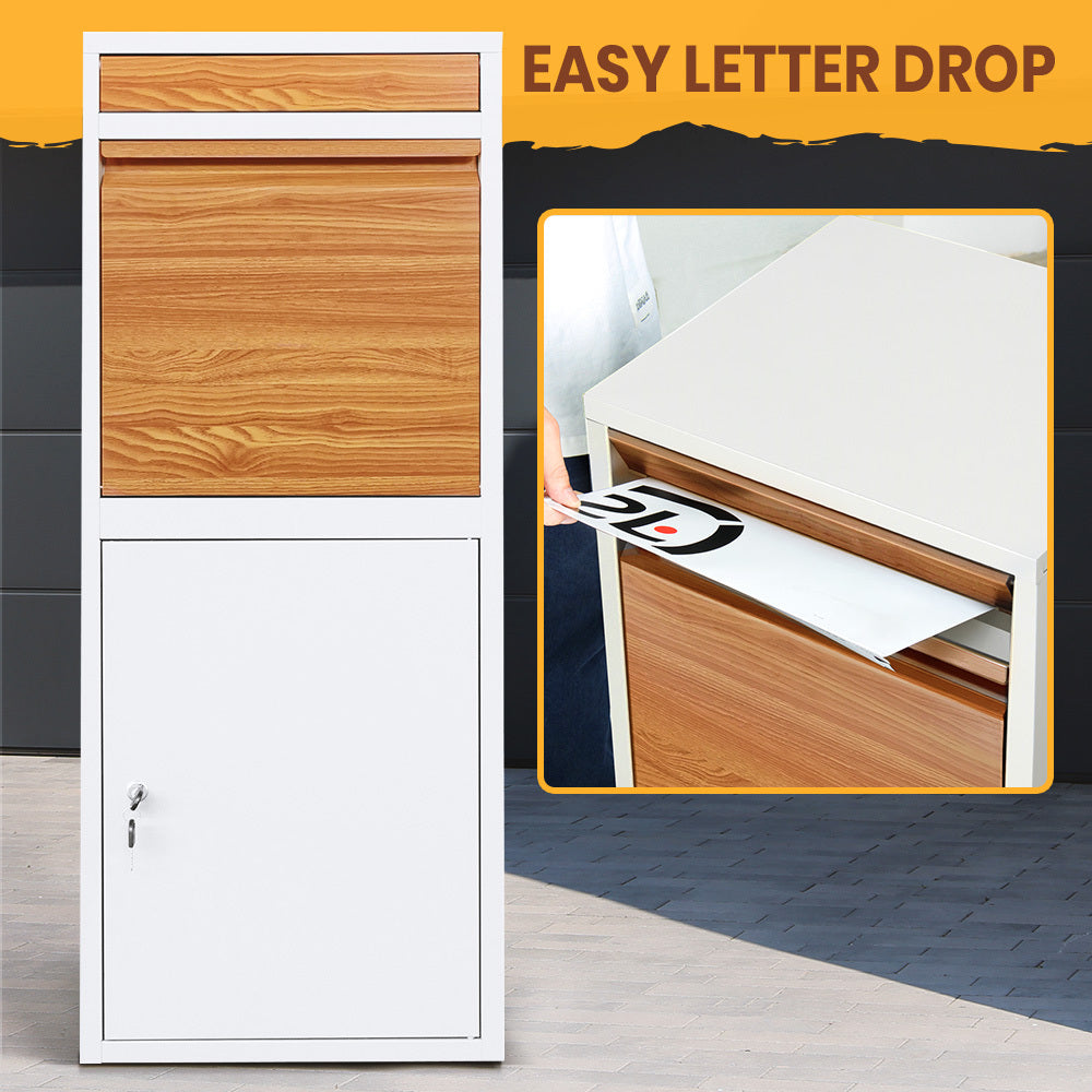 Heavy Duty Outdoor Free-Standing Parcel Delivery Box 1020x410x380 mm