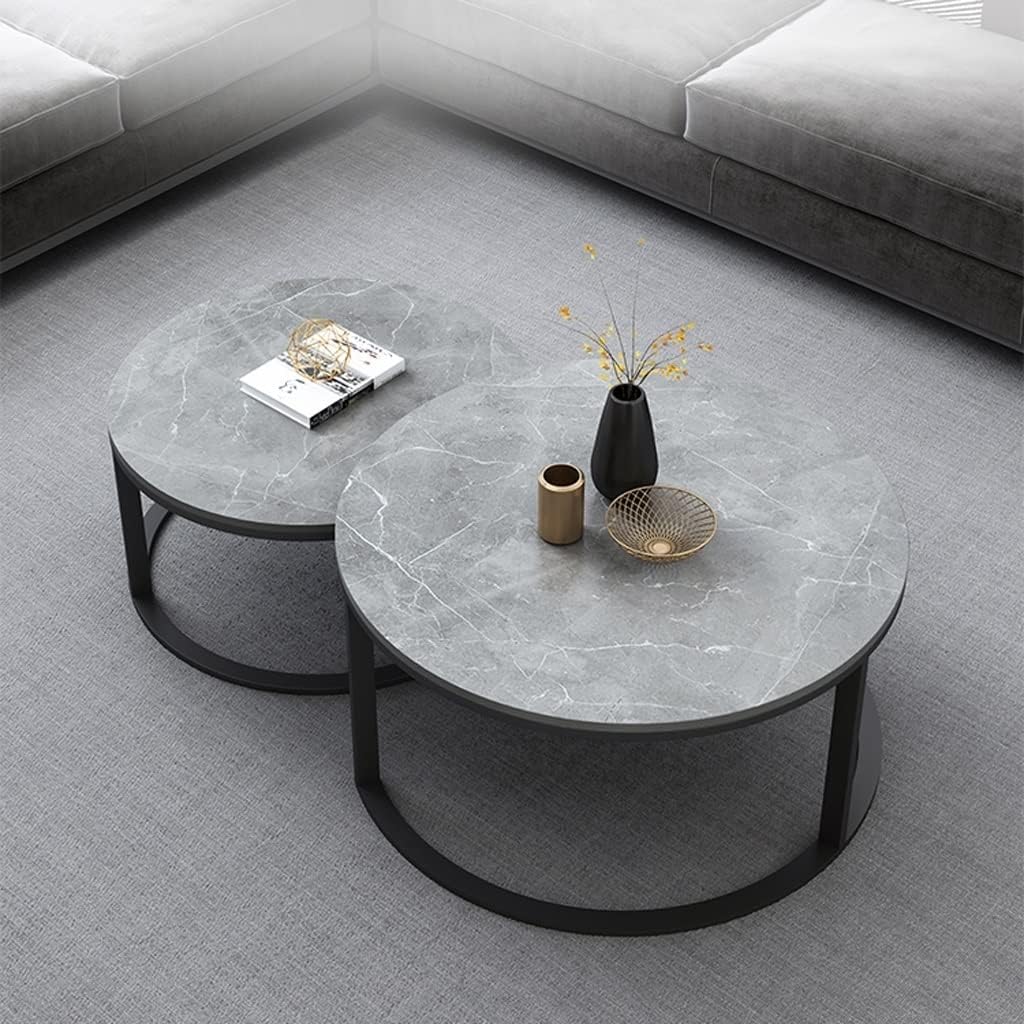 Nested Coffee Table – Round Stacking Coffee Tables Coffee Table