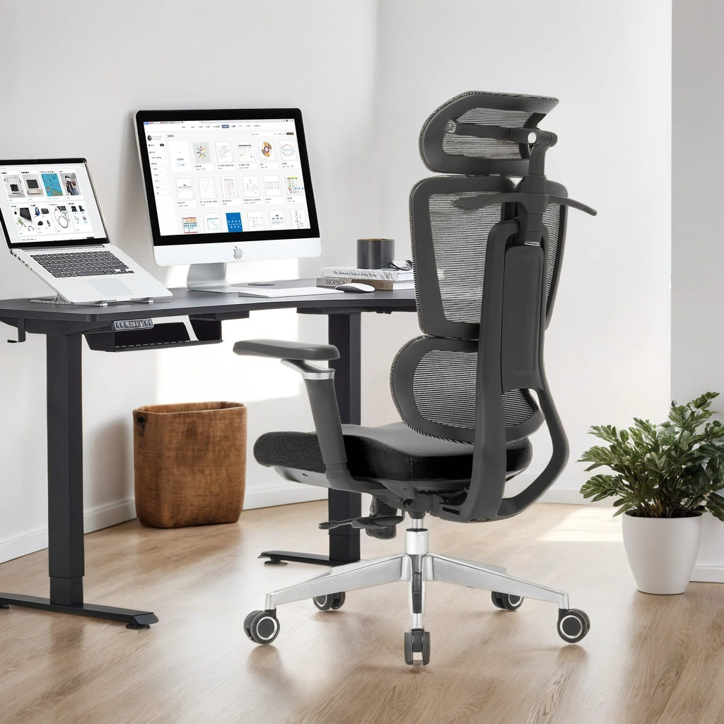 Premium Ergonomic Mesh Office Chair – High Back, Breathable, Home & Office Use