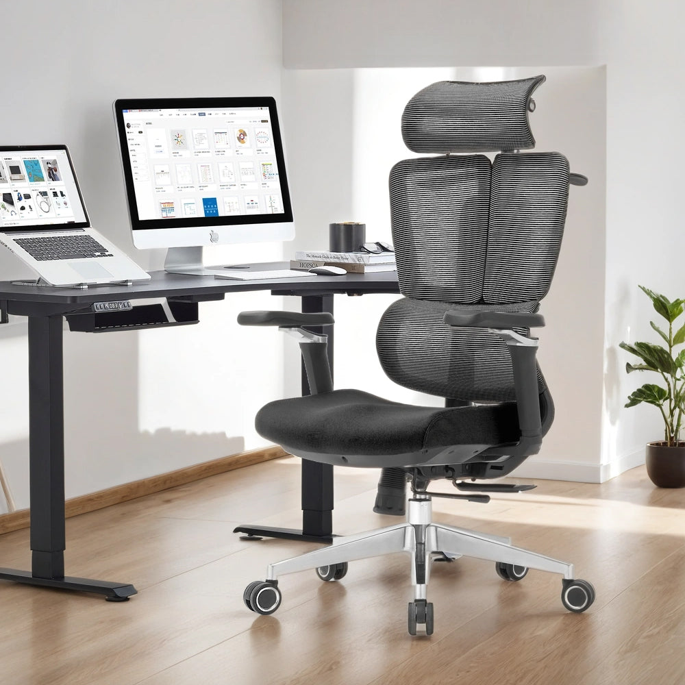 Premium Ergonomic Mesh Office Chair – High Back, Breathable, Home & Office Use