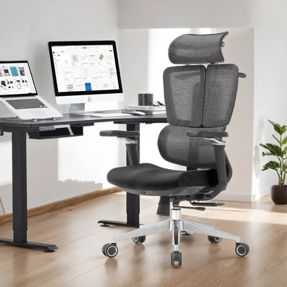 Premium Ergonomic Mesh Office Chair – High Back, Breathable, Home & Office Use
