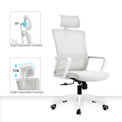 FlexBack Elite Mesh Office Chair – High Back Ergonomic Comfort