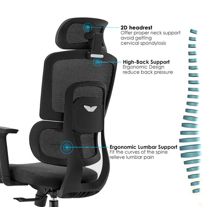 Ergonomic Executive Chair – High Back Office Desk Chair with Comfortable Support