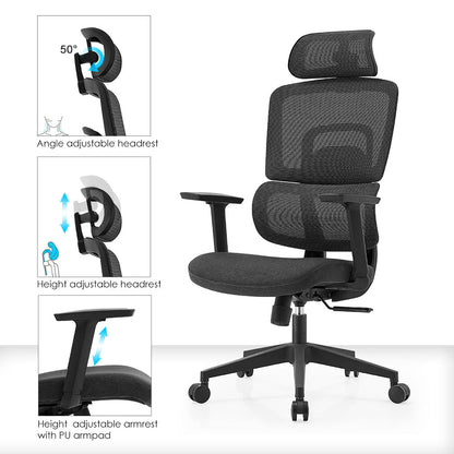 Ergonomic Executive Chair – High Back Office Desk Chair with Comfortable Support