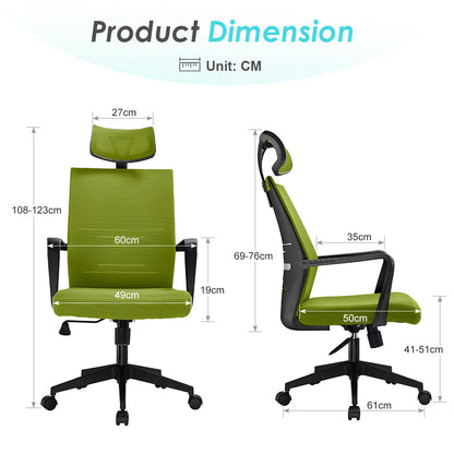 Ergonomic Executive Chair – High Back Office Desk Chair with Comfortable Support
