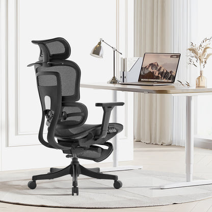 Ergonomic Mesh Office Chair – High Back Desk Chair with Lumbar Support & Adjustable Height