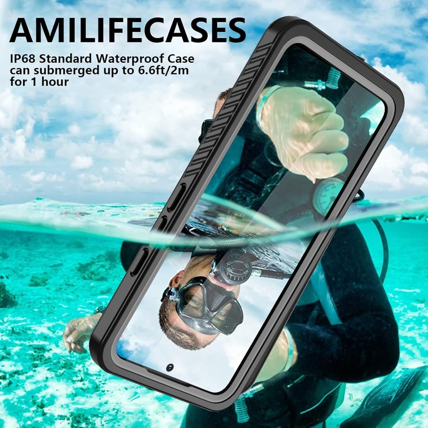 Samsung Galaxy S22 Plus Waterproof & Shockproof Case – Rugged Full Body Protection