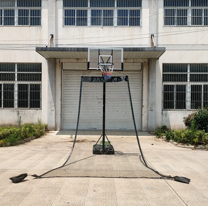 Basketball Hoop Return System For Shooting Practice With Rebounder Net +  Snap Deal.