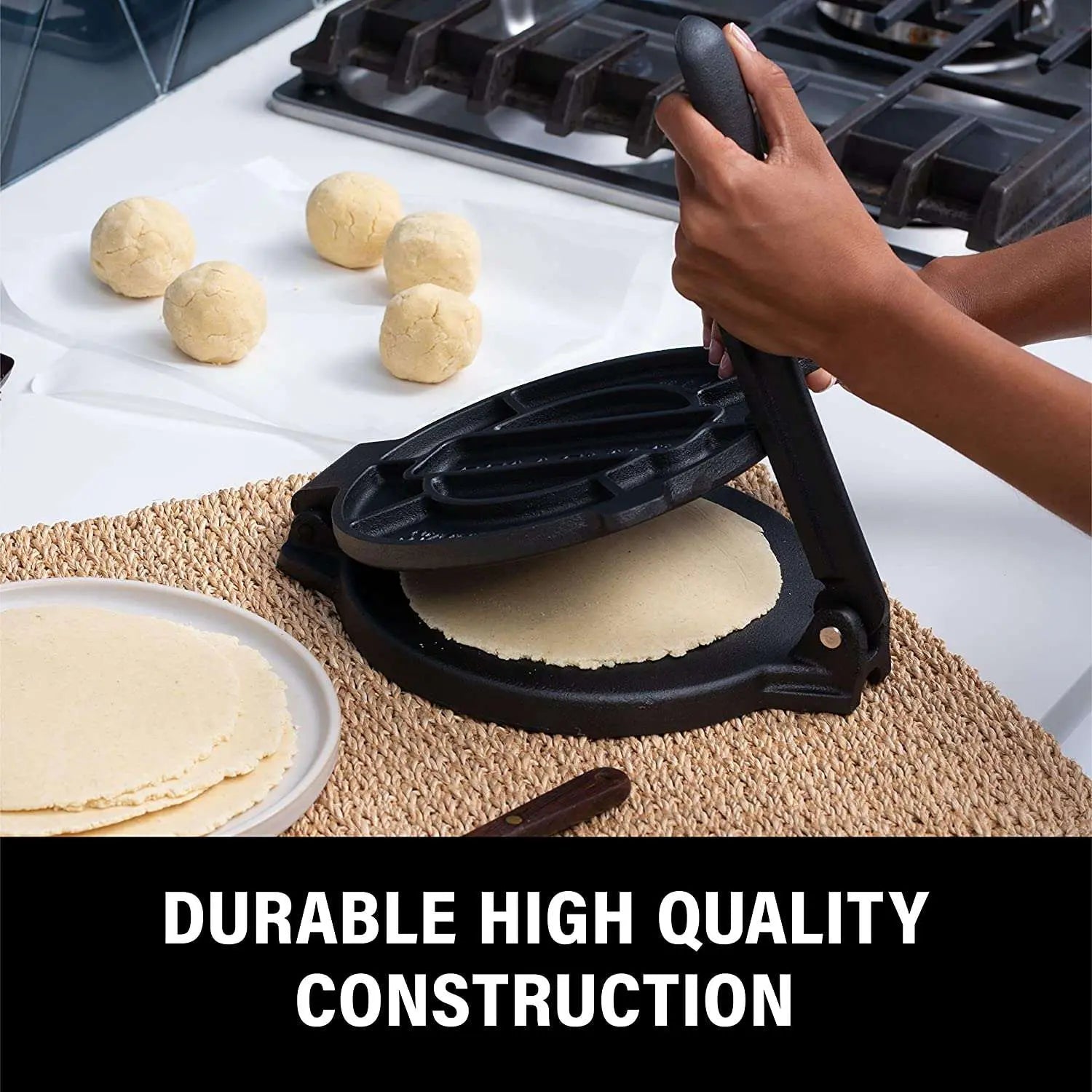 Cast Iron Press Tortilla Press for Chapati Roti Promo +  Snap Deal.