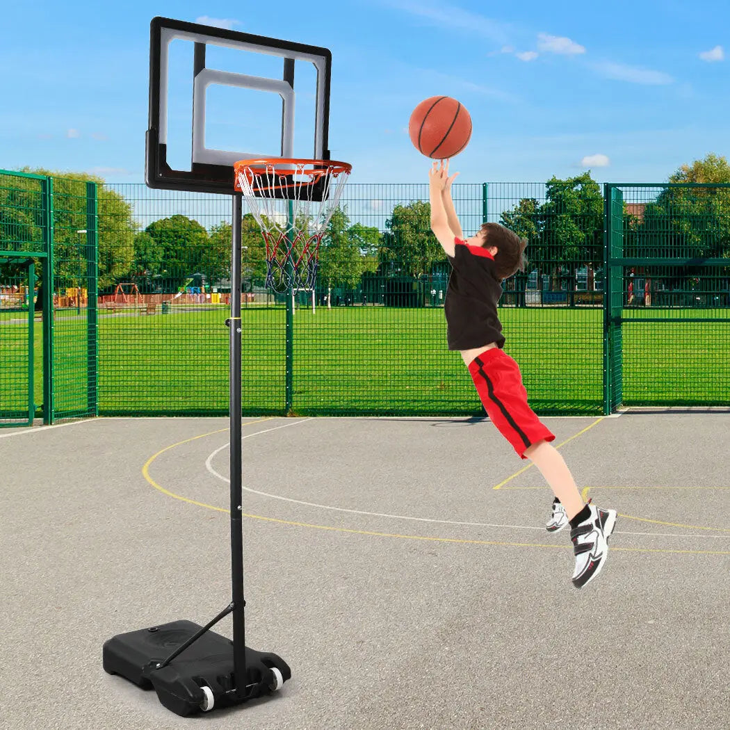 Basketball Hoop Stand Ring Portable 2.1 M Height Adjustable +  Snap Deal.