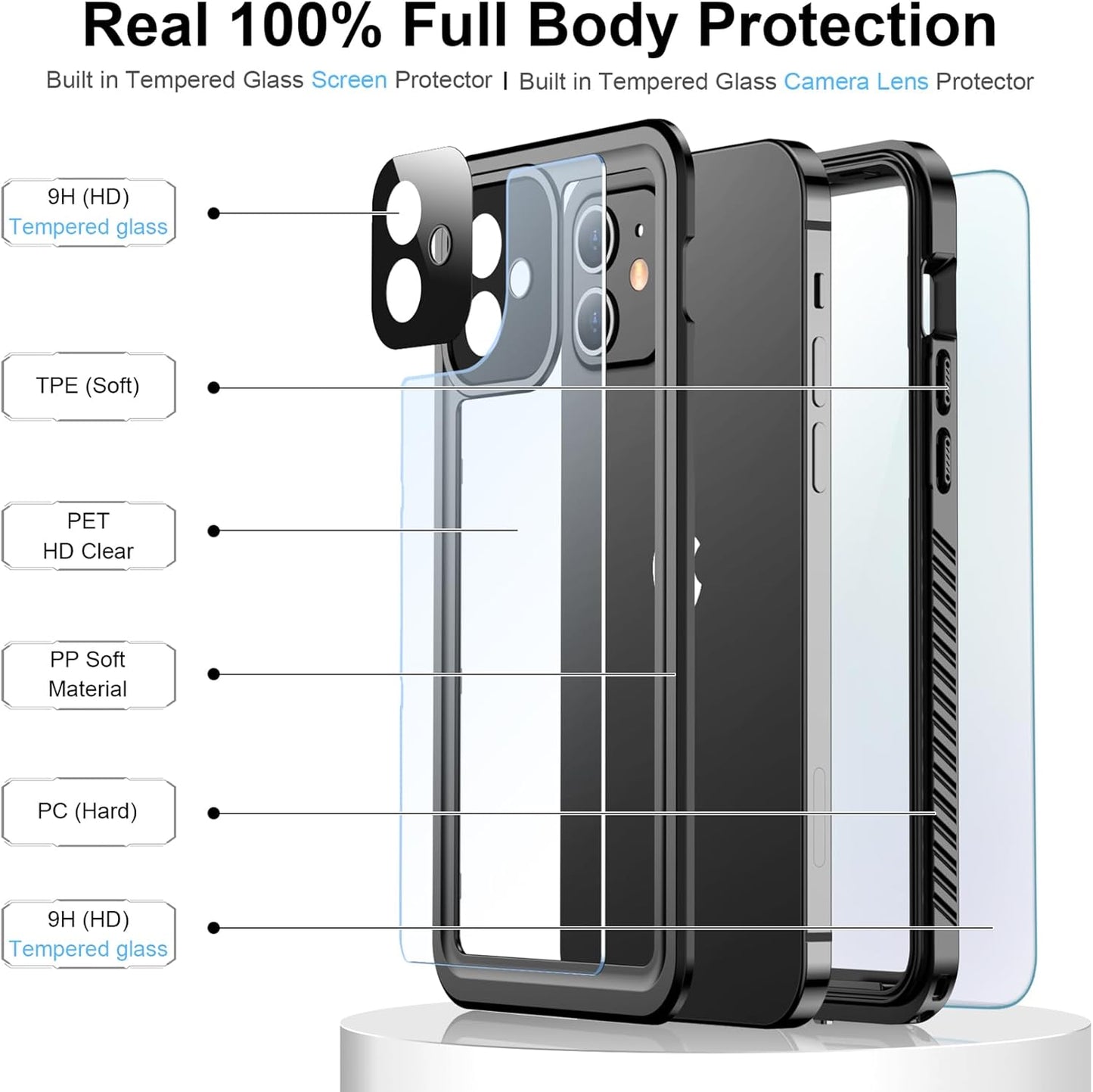 iPhone 12 Waterproof Shockproof Case