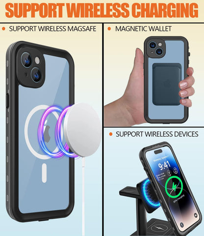 iPhone 14 Plus Waterproof Case with Megasafe