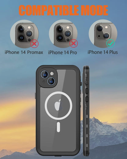 iPhone 14 Plus Waterproof Case with Megasafe