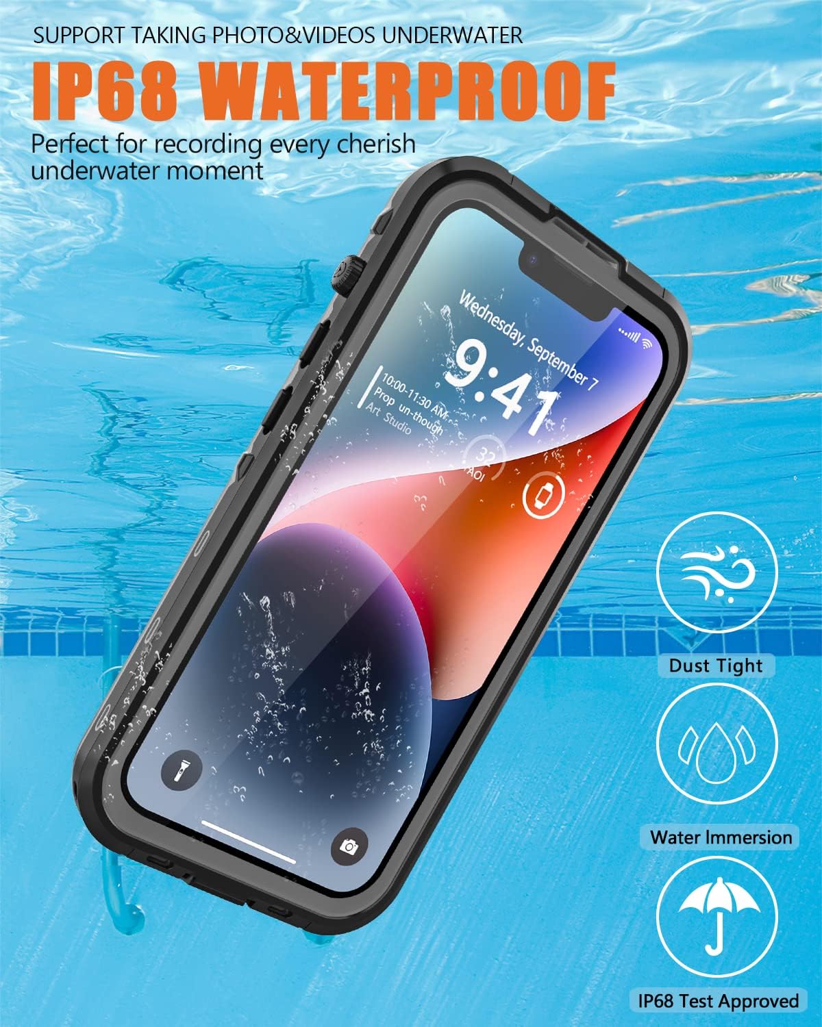 iPhone 14 Plus Waterproof Case with Megasafe