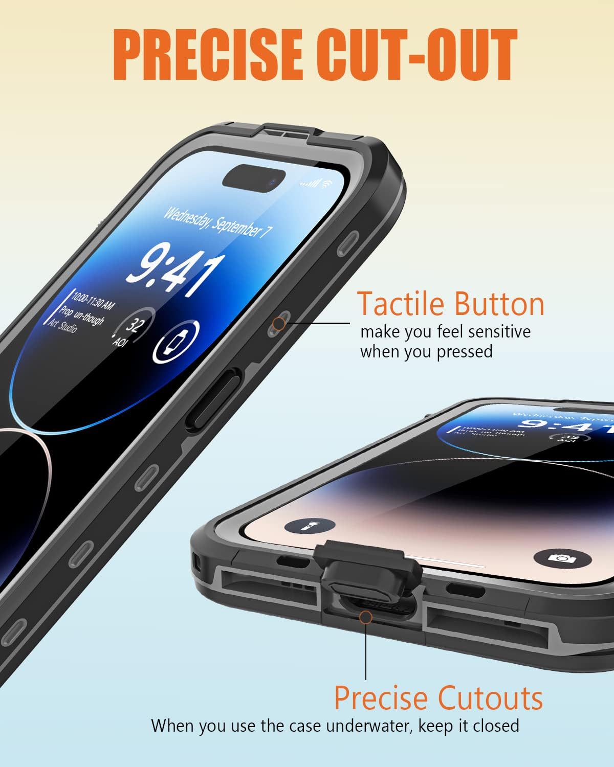 iPhone 14 Pro Waterproof Case Megasafe