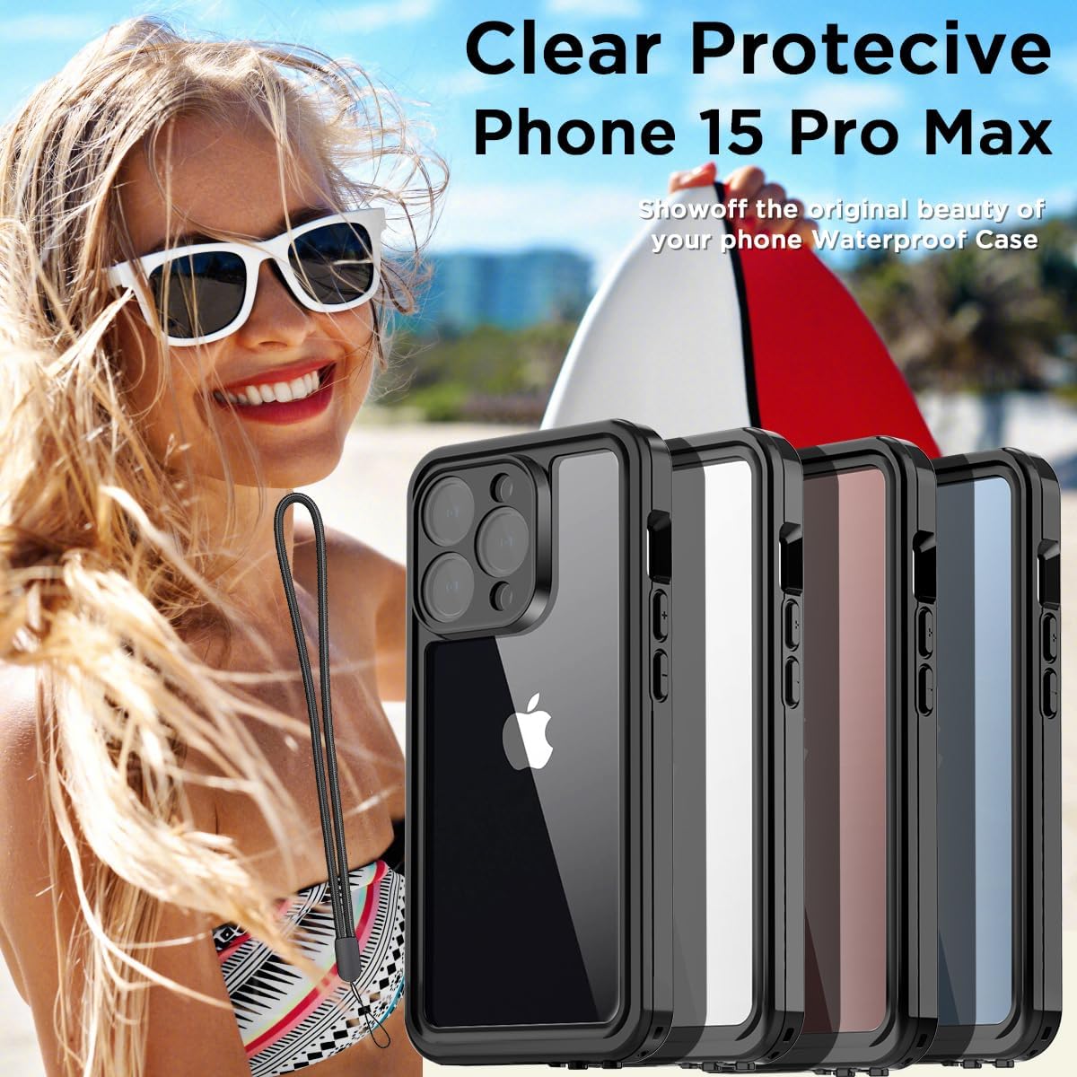 iPhone 15 Pro Max Waterproof Shockproof Case