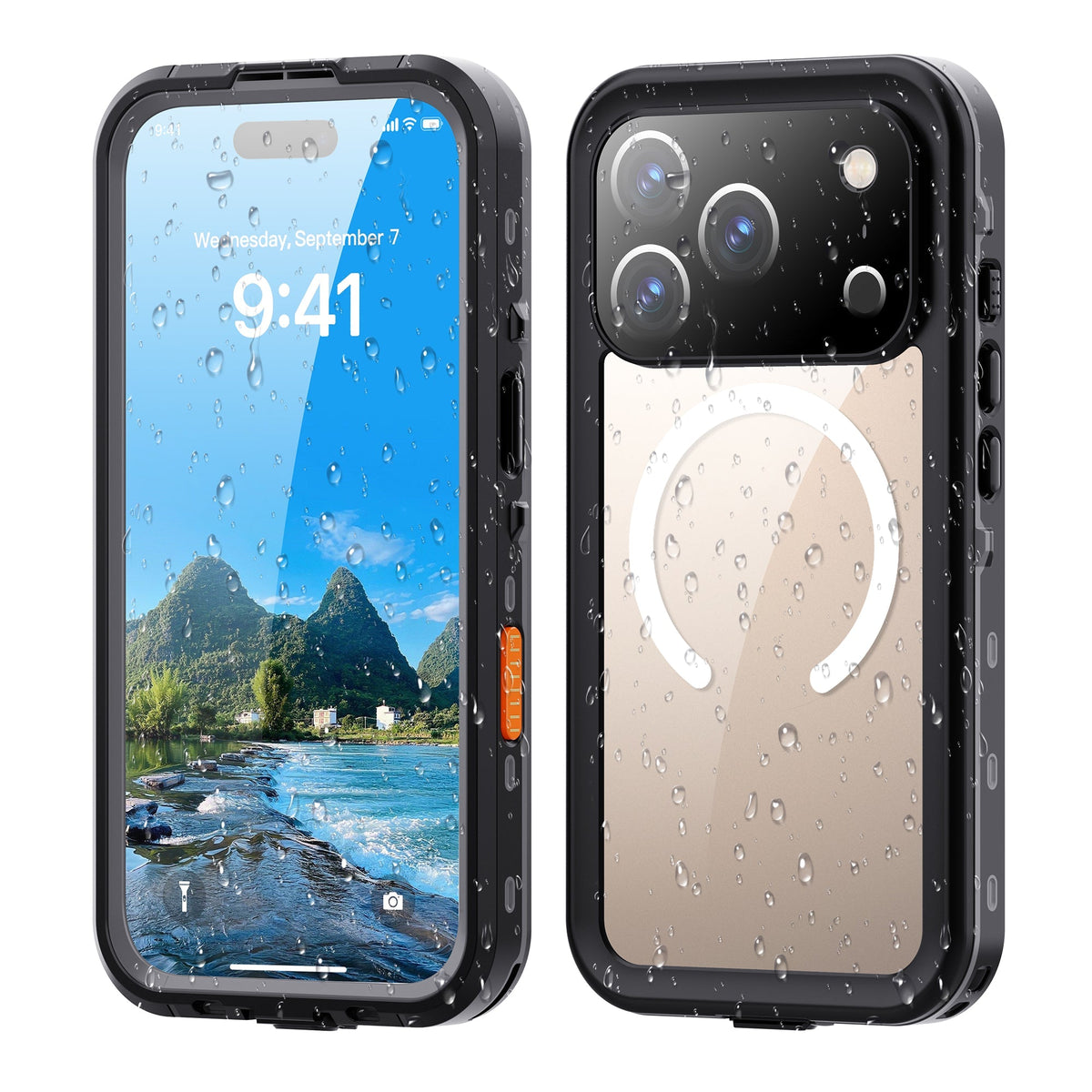 Heavy Duty Waterproof Case for iPhone 18 Pro