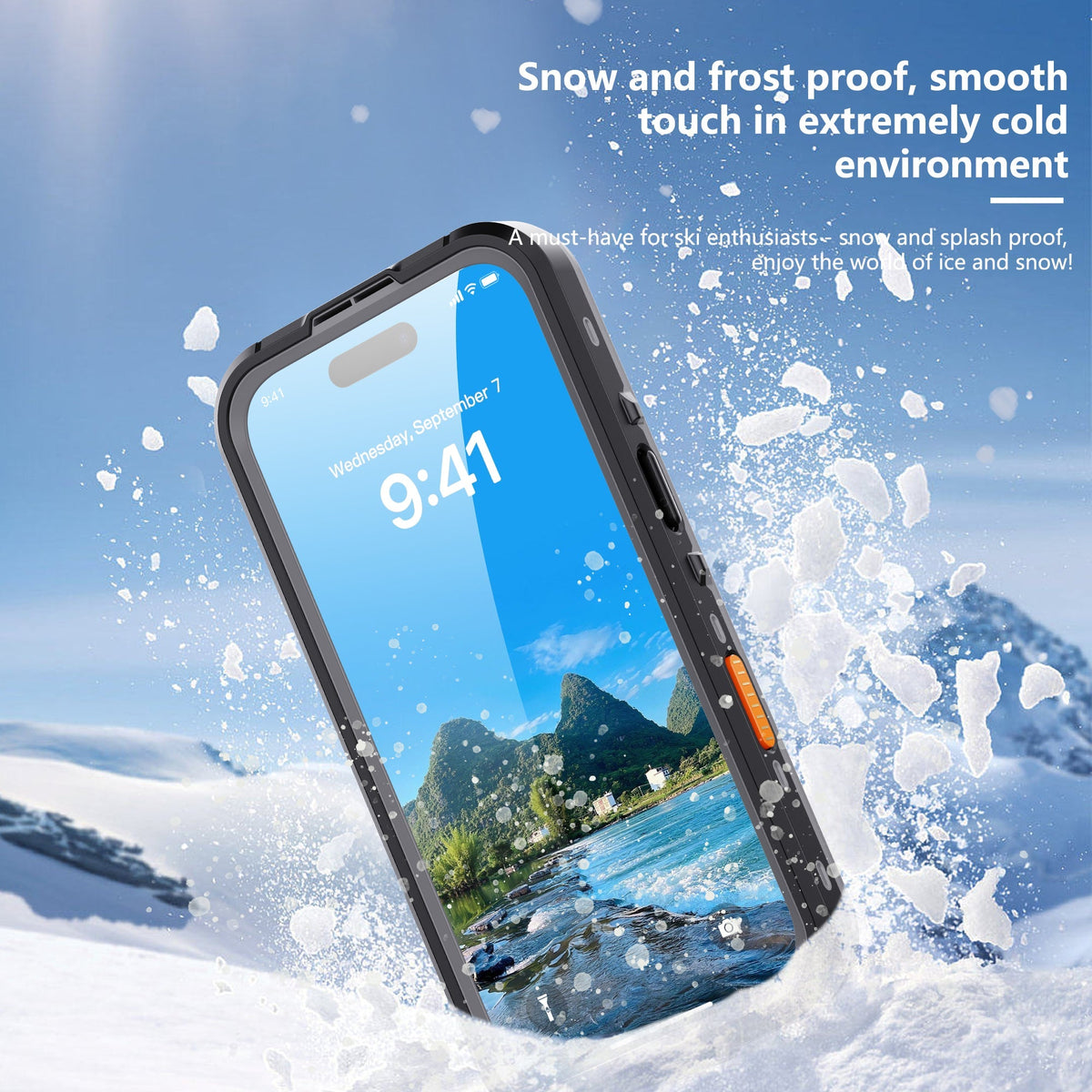 Heavy Duty Waterproof Case for iPhone 18 Pro