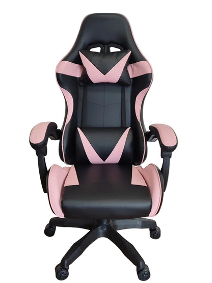 Adjustable Gaming Chair with Lumbar Support and Headrest for Home & Office