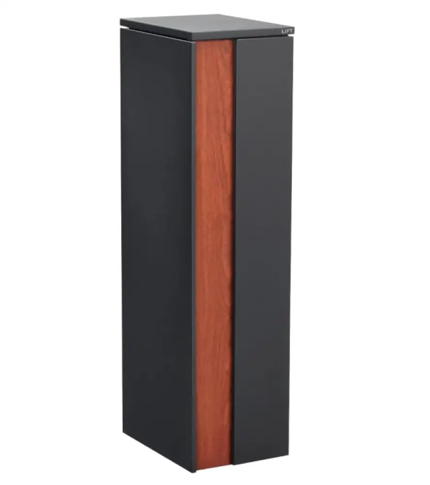 Large Outdoor Parcel Letterbox – Black Wood Grain Finish letter Box