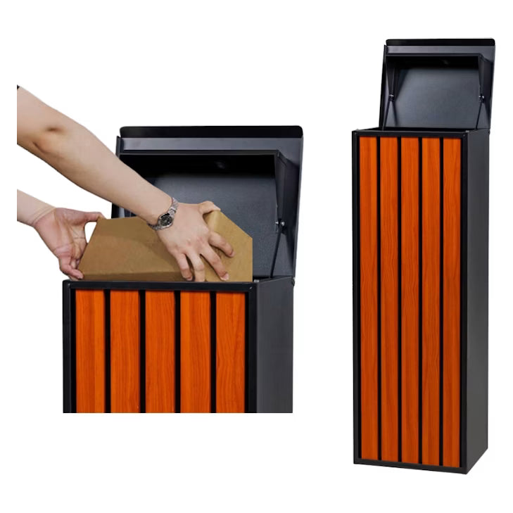 Premium Mailbox Galvanized Steel Lockable Rear Access Letterbox 1000x350x270 mm