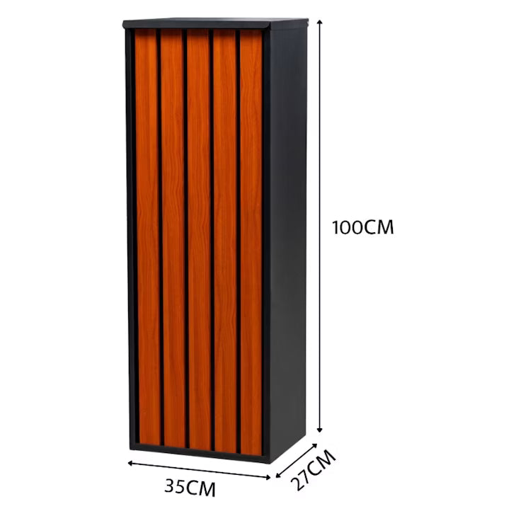 Premium Mailbox Galvanized Steel Lockable Rear Access Letterbox 1000x350x270 mm