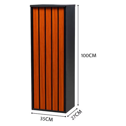 Premium Mailbox Galvanized Steel Lockable Rear Access Letterbox 1000x350x270 mm